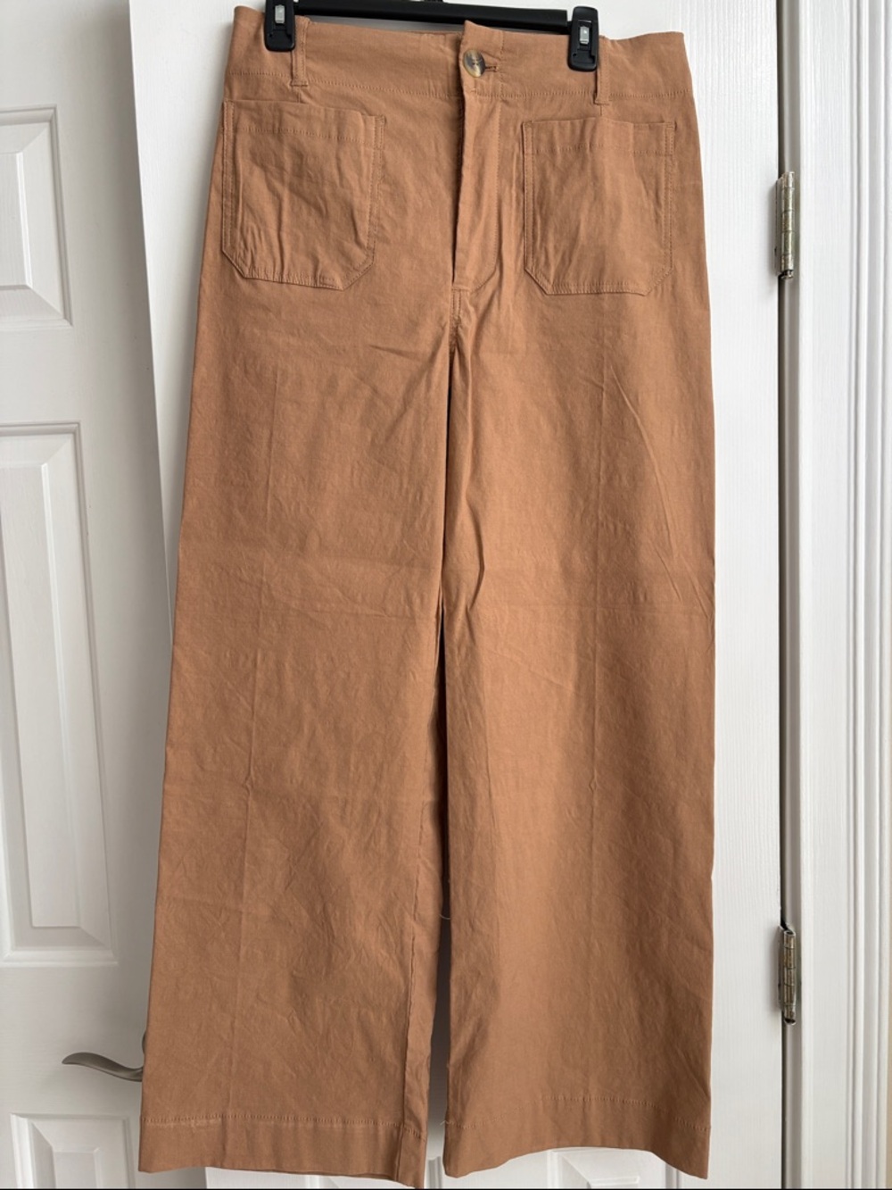 Anthropologie Wide-Leg Pants in Camel/Tan